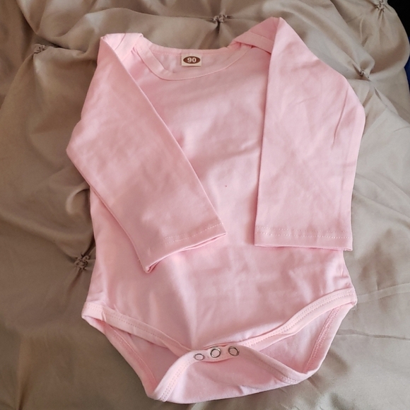 Baby Girl 3 Piece Long Sleeve Onesie Cheetah Pants & Headband Set 0-3 Months - Picture 3 of 6